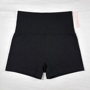Soma Seamless Ultralight Short Black High Waist Shapewear 570321449 L/XL NEW